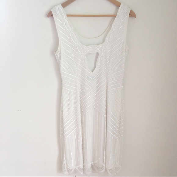 Short Wedding Dress / Bridal Rehearsal Party Dress - Picture 6 of 8